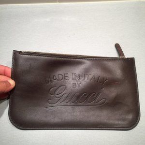 Gucci zipper card holder/clutch